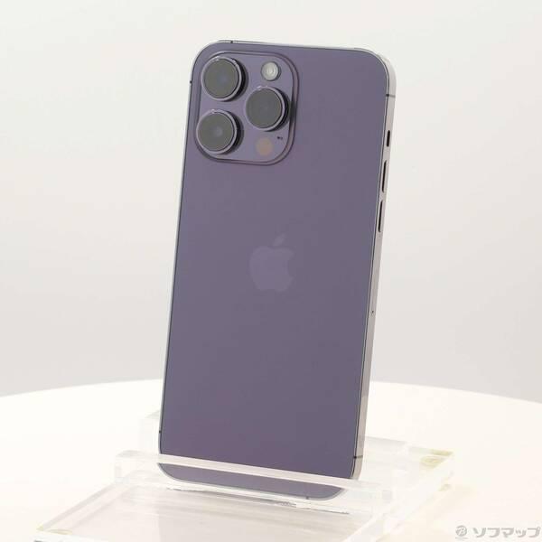 〔中古〕Apple(アップル) iPhone14 Pro Max 128GB ディープパープル MQ993J／A SIMフリー〔276-ud〕 | 