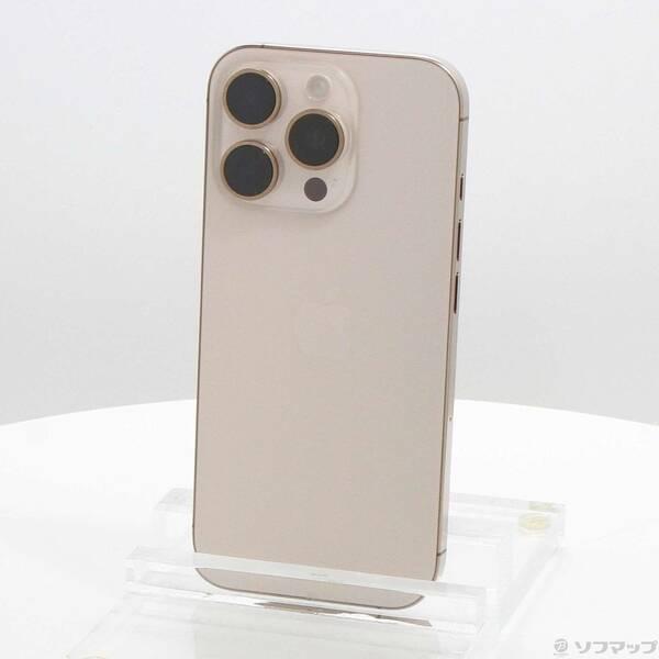 〔中古〕Apple(アップル) iPhone16 Pro 128GB デザートチタニウム MYMX3J／A SIMフリー〔198-ud〕 | 