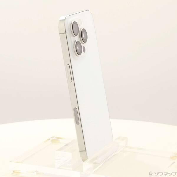 〔中古〕Apple(アップル) iPhone16 Pro 256GB ホワイトチタニウム MYN13J／A SIMフリー〔377-ud〕 |  | 03