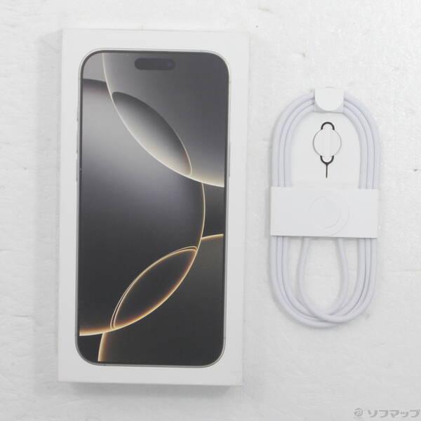 〔中古〕Apple(アップル) iPhone16 Pro Max 1TB ナチュラルチタニウム MYWU3J／A SIMフリー〔348-ud〕 |  | 04