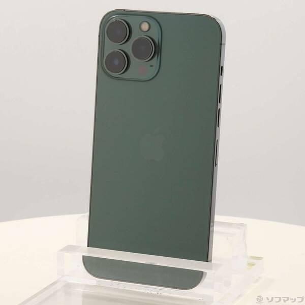 〔中古〕Apple(アップル) iPhone13 Pro Max 512GB アルパイングリーン MNCW3J／A SIMフリー〔269-ud〕 | 