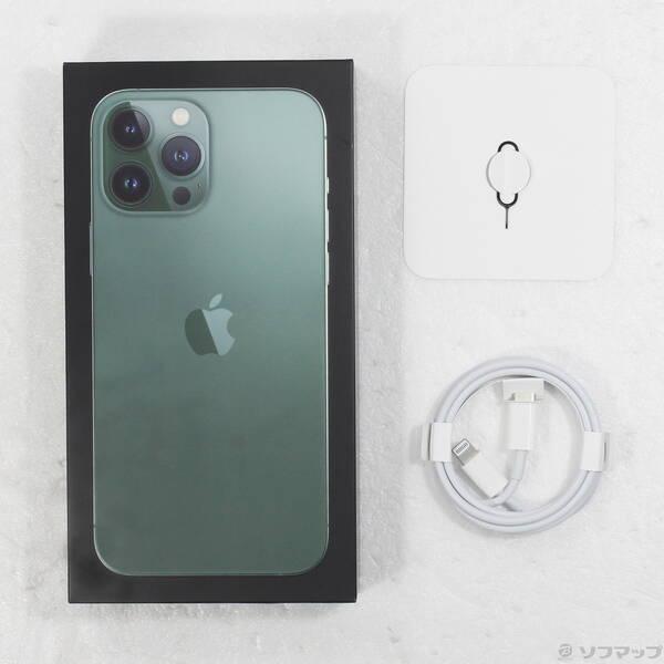 〔中古〕Apple(アップル) iPhone13 Pro Max 512GB アルパイングリーン MNCW3J／A SIMフリー〔269-ud〕 |  | 04