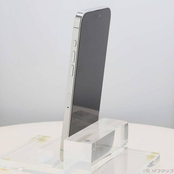 〔中古〕Apple(アップル) iPhone15 Pro Max 256GB ホワイトチタニウム MU6Q3J／A SIMフリー〔377-ud〕 |  | 01