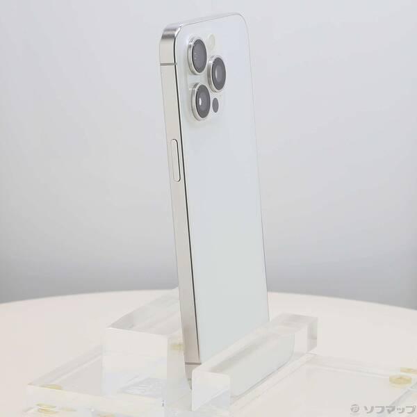 〔中古〕Apple(アップル) iPhone15 Pro Max 256GB ホワイトチタニウム MU6Q3J／A SIMフリー〔377-ud〕 |  | 03