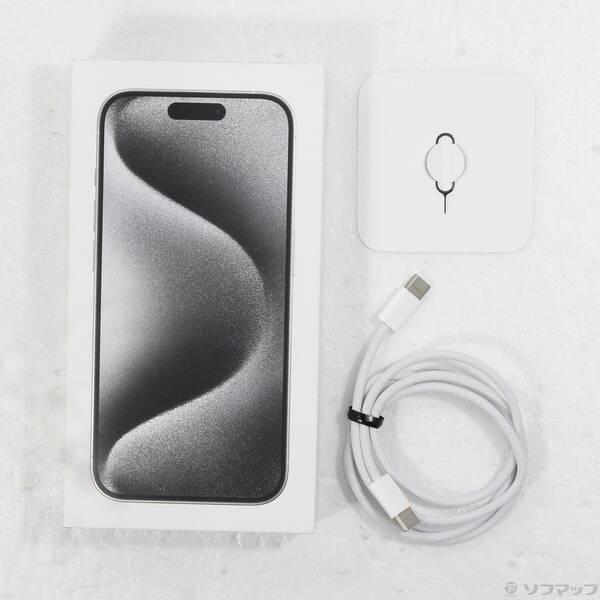 〔中古〕Apple(アップル) iPhone15 Pro 256GB ホワイトチタニウム MTUD3J／A SIMフリー〔269-ud〕 |  | 04