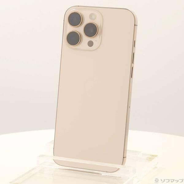 〔中古〕Apple(アップル) iPhone16 Pro Max 256GB デザートチタニウム MYWJ3J／A SIMフリー〔377-ud〕 | 