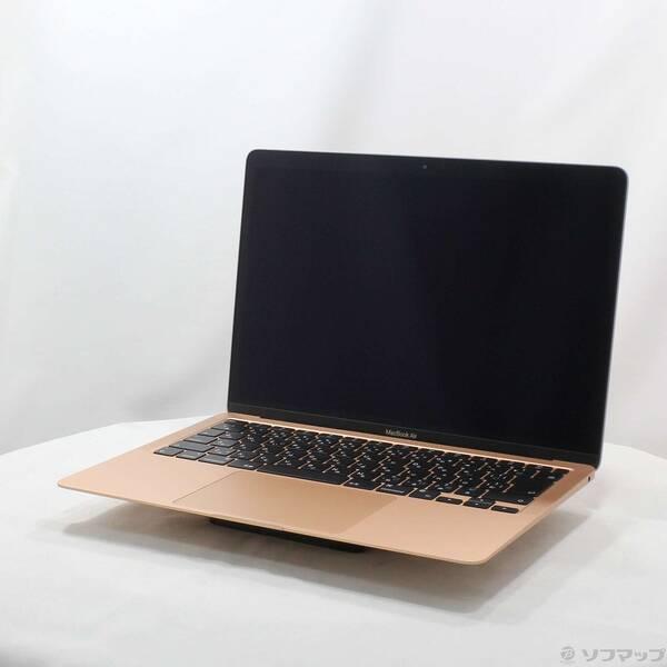 〔中古〕Apple(アップル) MacBook Air 13.3-inch Late-2020 MGNE3J／A Apple M1 8コアCPU_8コアGPU 8GB SSD512GB ゴールド 〔26.3 Tahoe〕〔297-ud〕 | 