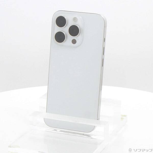 〔中古〕Apple(アップル) iPhone15 Pro 128GB ホワイトチタニウム MTU83J／A SIMフリー〔198-ud〕 | 