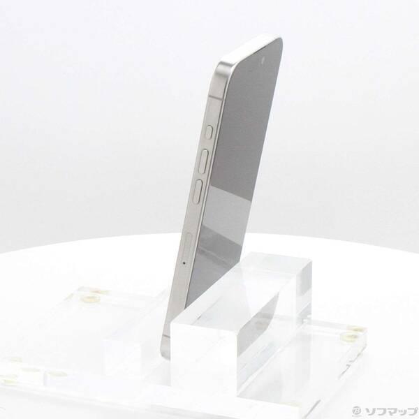 〔中古〕Apple(アップル) iPhone15 Pro 128GB ホワイトチタニウム MTU83J／A SIMフリー〔198-ud〕 |  | 01