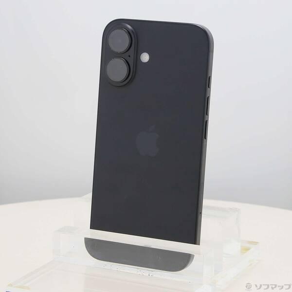 〔中古〕Apple(アップル) iPhone16 128GB ブラック MYDQ3J／A SIMフリー〔348-ud〕 | 
