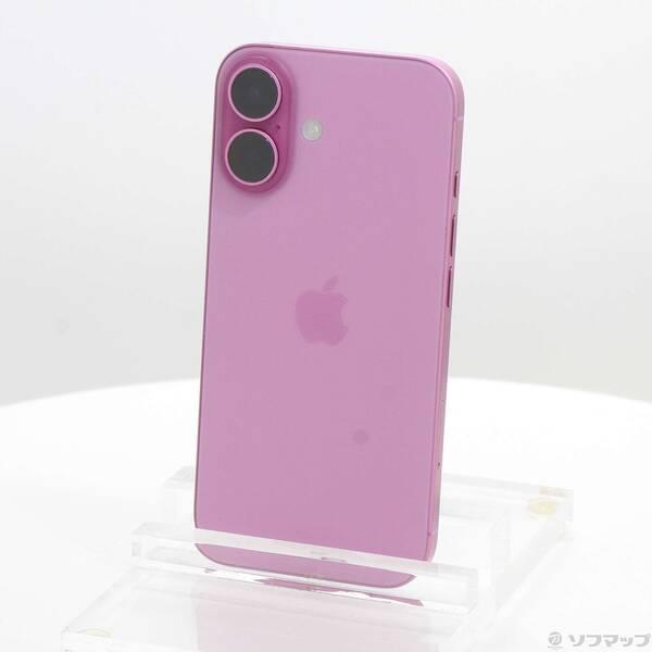 〔中古〕Apple(アップル) iPhone16 256GB ピンク MYDY3J／A SIMフリー〔352-ud〕 | 