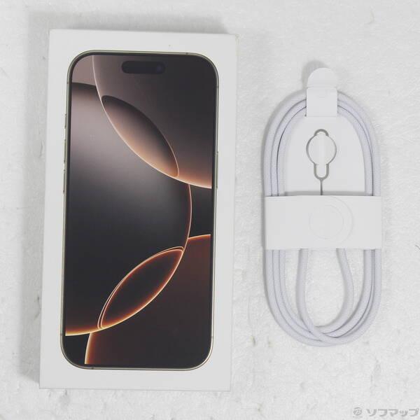 〔中古〕Apple(アップル) iPhone16 Pro 256GB デザートチタニウム MYN23J／A SIMフリー〔305-ud〕 |  | 04
