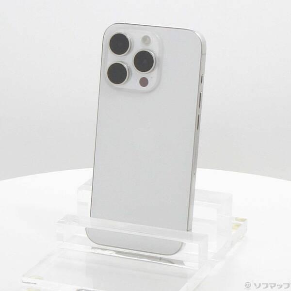 〔中古〕Apple(アップル) iPhone15 Pro 128GB ホワイトチタニウム MTU83J／A SIMフリー〔348-ud〕 | 