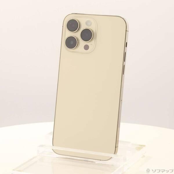 〔中古〕Apple(アップル) iPhone14 Pro Max 128GB ゴールド MQ983J／A SIMフリー〔276-ud〕 | 