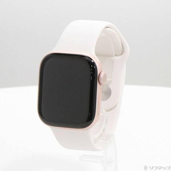 〔中古〕Apple(アップル) Apple Watch Series 11 GPS 42mm ローズゴールドアルミニウムケース ライトブラッシュスポーツバンド〔262-ud〕 | 