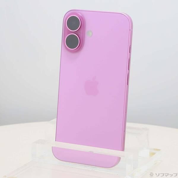 〔中古〕Apple(アップル) iPhone16 256GB ピンク MYDY3J／A SIMフリー〔352-ud〕 | 