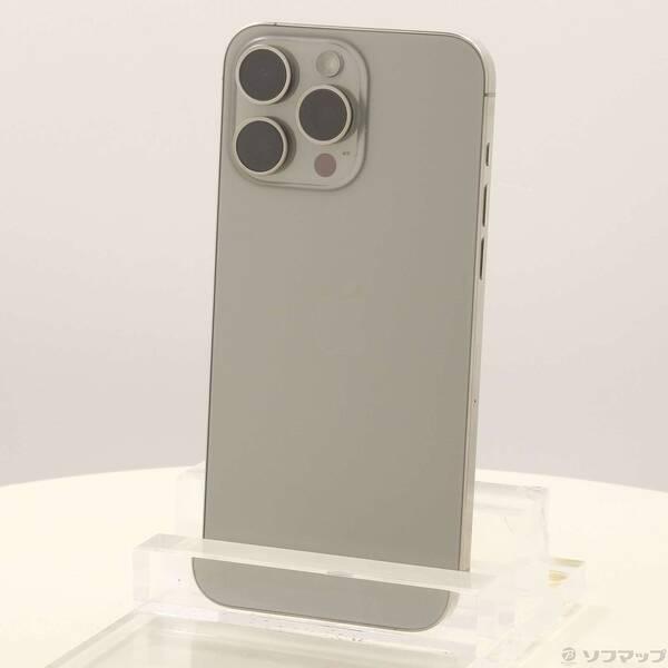 〔中古〕Apple(アップル) iPhone15 Pro Max 256GB ナチュラルチタニウム MU6R3J／A SIMフリー〔349-ud〕 | 