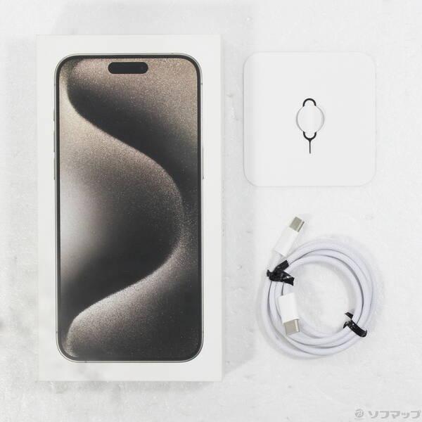〔中古〕Apple(アップル) iPhone15 Pro Max 256GB ナチュラルチタニウム MU6R3J／A SIMフリー〔349-ud〕 |  | 04