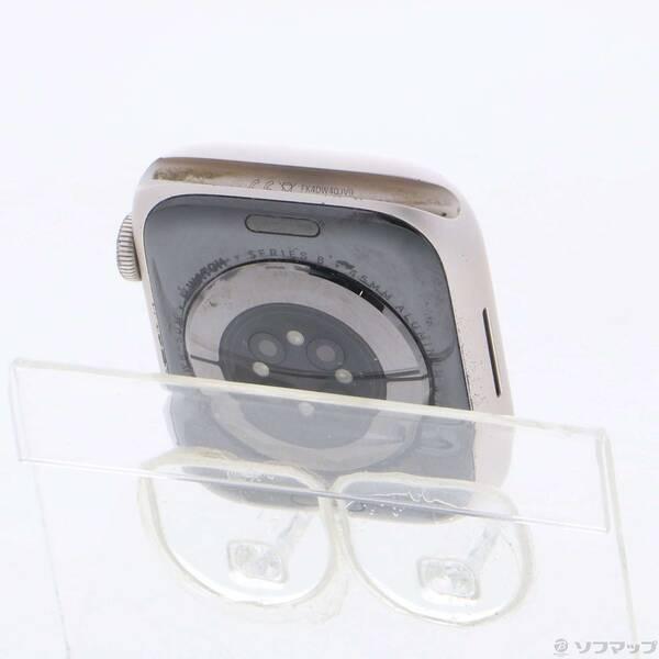 〔中古〕Apple(アップル) Apple Watch Series 8 GPS 45mm スターライトアルミニウムケース バンド無し〔262-ud〕 |  | 02