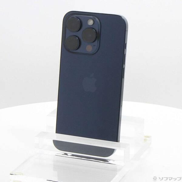 〔中古〕Apple(アップル) iPhone15 Pro 128GB ブルーチタニウム MTUA3J／A SIMフリー〔348-ud〕 | 