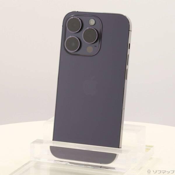 〔中古〕Apple(アップル) iPhone14 Pro 256GB ディープパープル MQ1E3J／A SIMフリー〔348-ud〕 | 
