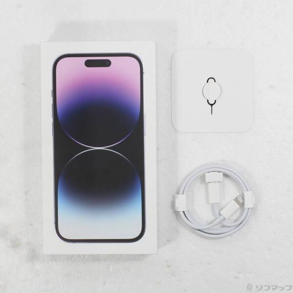 〔中古〕Apple(アップル) iPhone14 Pro 256GB ディープパープル MQ1E3J／A SIMフリー〔348-ud〕 |  | 04