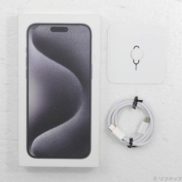 〔中古〕Apple(アップル) iPhone15 Pro Max 1TB ブラックチタニウム MU6Y3J／A SIMフリー〔198-ud〕 |  | 04