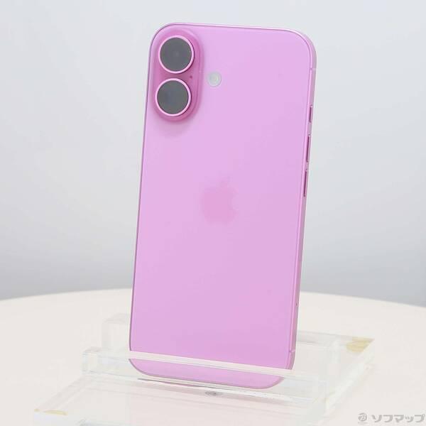 〔中古〕Apple(アップル) iPhone16 256GB ピンク MYDY3J／A SIMフリー〔198-ud〕 | 
