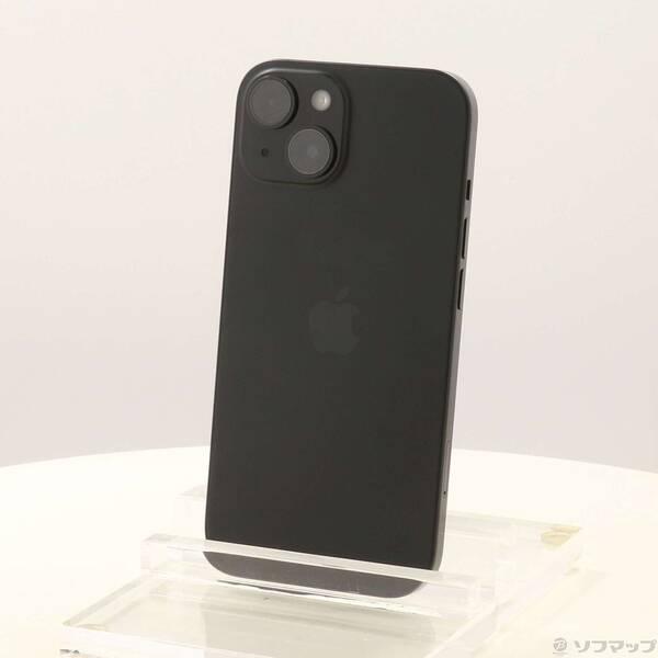 〔中古〕Apple(アップル) iPhone15 128GB ブラック MTMH3J／A SIMフリー〔377-ud〕 | 
