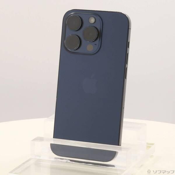 〔中古〕Apple(アップル) iPhone15 Pro 128GB ブルーチタニウム MTUA3J／A SIMフリー〔276-ud〕 | 