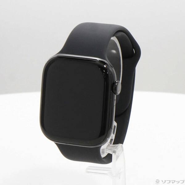 〔中古〕Apple(アップル) Apple Watch Series 10 GPS 46mm ジェットブラックアルミニウムケース ブラックスポーツバンド〔258-ud〕 | 