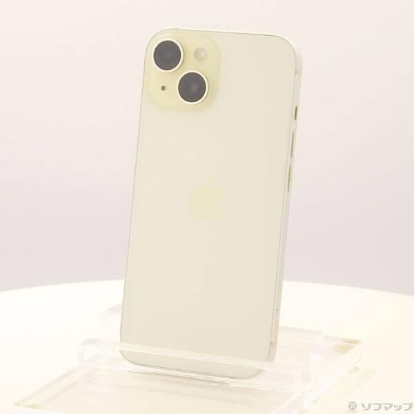 〔中古〕Apple(アップル) iPhone15 256GB イエロー MTMQ3J／A SIMフリー〔349-ud〕 | 