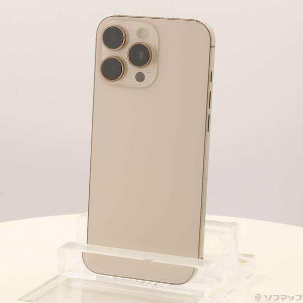 〔中古〕Apple(アップル) iPhone16 Pro Max 256GB デザートチタニウム MYWJ3J／A SIMフリー〔377-ud〕 | 