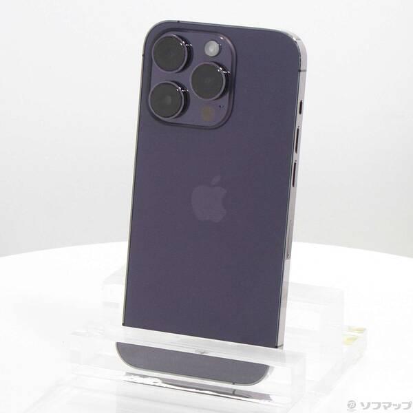〔中古〕Apple(アップル) iPhone14 Pro 512GB ディープパープル MQ283J／A SIMフリー〔377-ud〕 | 