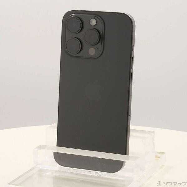 〔中古〕Apple(アップル) iPhone15 Pro 256GB ブラックチタニウム MTUC3J／A SIMフリー〔348-ud〕 | 