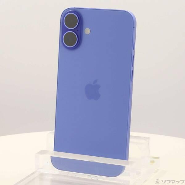 〔中古〕Apple(アップル) iPhone16 Plus 256GB ウルトラマリン MXVK3J／A SIMフリー〔198-ud〕 | 