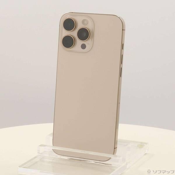 〔中古〕Apple(アップル) iPhone16 Pro Max 1TB デザートチタニウム MYWT3J／A SIMフリー〔295-ud〕 | 