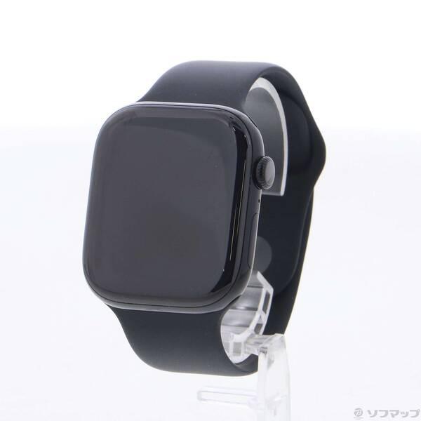 〔中古〕Apple(アップル) Apple Watch Series 11 GPS 46mm ジェットブラックアルミニウムケース ブラックスポーツバンド〔251-ud〕 | 
