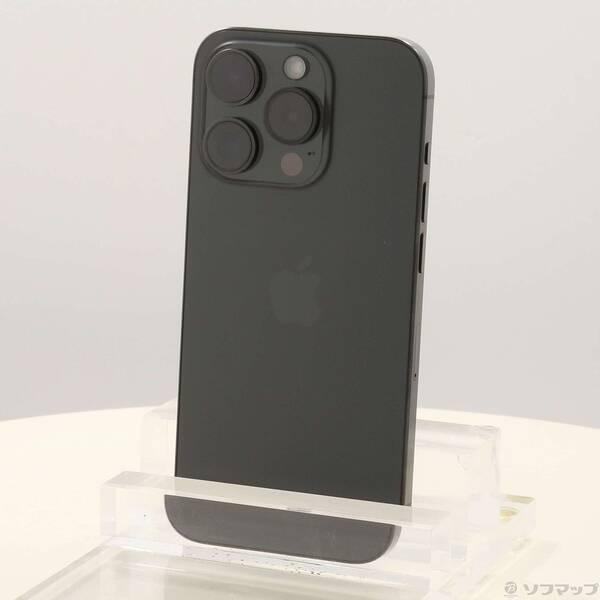 〔中古〕Apple(アップル) iPhone15 Pro 1TB ブラックチタニウム MTUQ3J／A SIMフリー〔269-ud〕 | 