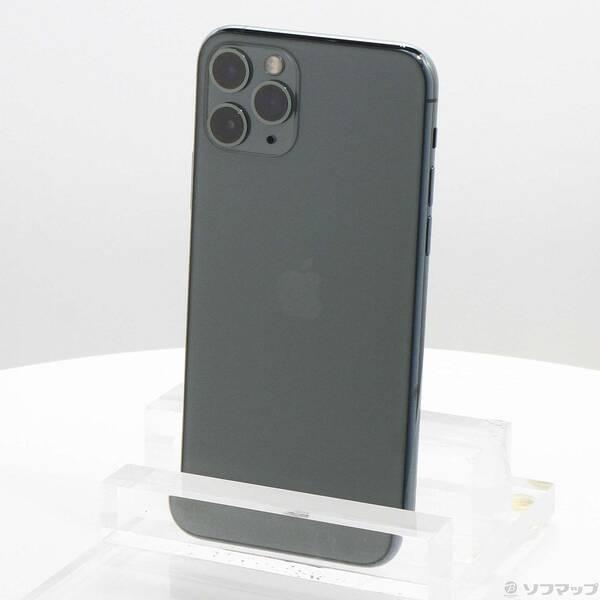 〔中古〕Apple(アップル) iPhone11 Pro 512GB ミッドナイトグリーン MWCG2J／A SIMフリー〔344-ud〕 | 