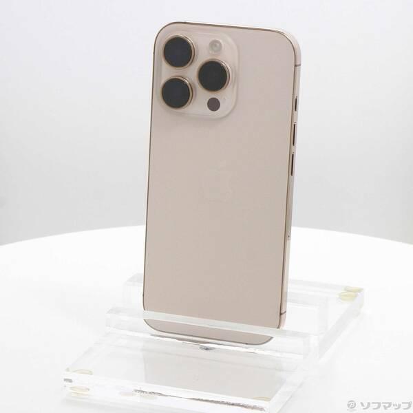 〔中古〕Apple(アップル) iPhone16 Pro 128GB デザートチタニウム MYMX3J／A SIMフリー〔198-ud〕 | 