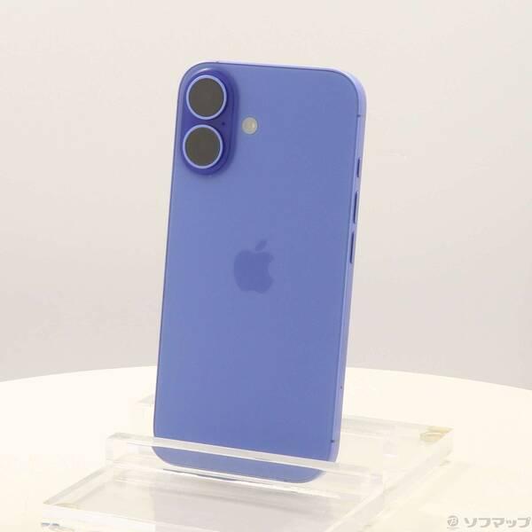 〔中古〕Apple(アップル) iPhone16 256GB ウルトラマリン MYE03J／A SIMフリー〔198-ud〕 | 
