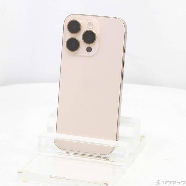 〔中古〕Apple(アップル) iPhone16 Pro 256GB デザートチタニウム MYN23J／A SIMフリー〔262-ud〕 | 