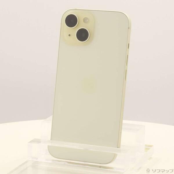 〔中古〕Apple(アップル) iPhone15 128GB イエロー MTMK3J／A SIMフリー〔297-ud〕 | 