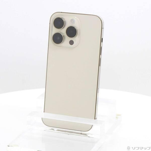 〔中古〕Apple(アップル) iPhone14 Pro 256GB ゴールド MQ173J／A SIMフリー〔377-ud〕 | 