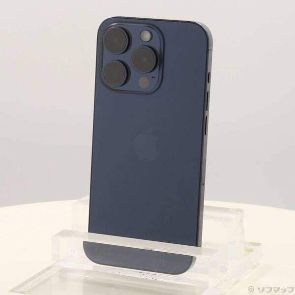 〔中古〕Apple(アップル) iPhone15 Pro 256GB ブルーチタニウム MTUG3J／A SIMフリー〔377-ud〕 | 