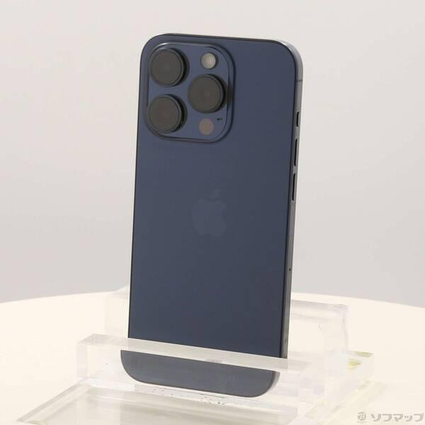 〔中古〕Apple(アップル) iPhone15 Pro 128GB ブルーチタニウム MTUA3J／A SIMフリー〔305-ud〕 | 