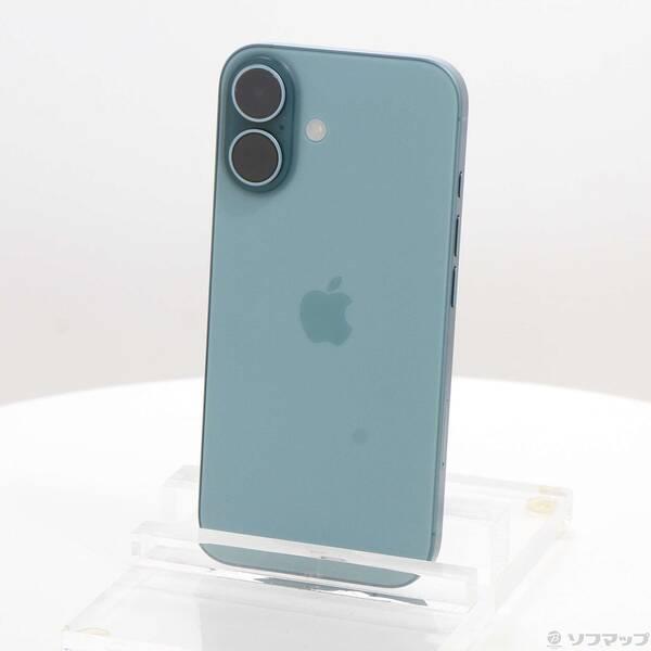 〔中古〕Apple(アップル) iPhone16 128GB ティール MYDV3J／A SIMフリー〔297-ud〕 | 