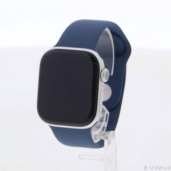 〔中古〕Apple(アップル) Apple Watch Series 10 GPS 42mm シルバーアルミニウムケース デニムスポーツバンド〔262-ud〕 | 