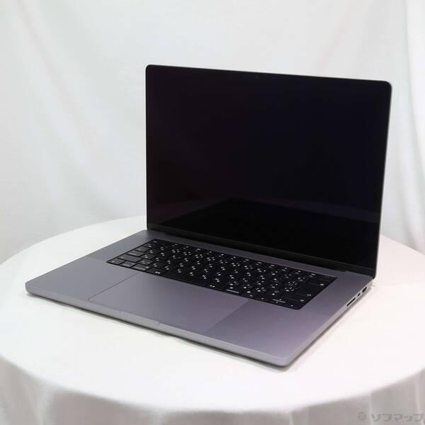 〔中古〕MacBook Pro 16.2-inch Late-2021 MK183J／A Apple M1 Pro 10コアCPU_16コアGPU 16GB SSD512GB スペースグレイ 〔26.3 Tahoe〕〔262-ud〕 | 